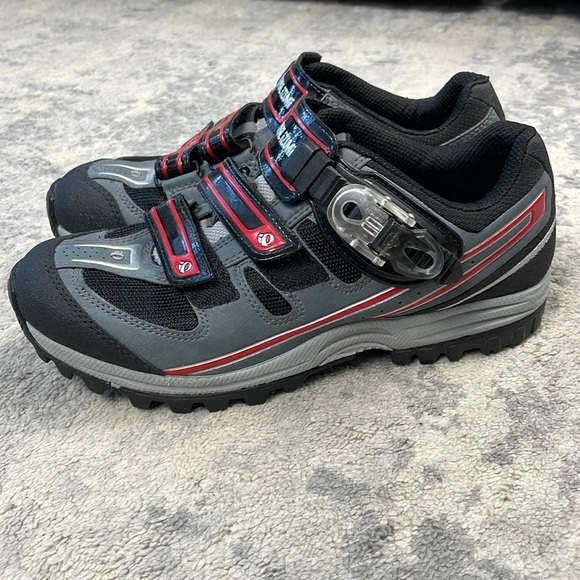 New Pearl Izumi X-Alp Enduro II Shoes Gray Black Cycling Cross Country Trail 40 - Picture 4 of 12